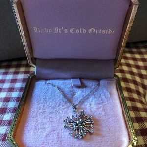 Juicy Couture Limited sedition Snowflake Necklace